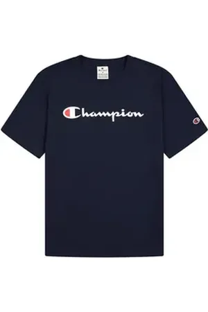 Champion T-Shirt T-Shirt Kurzarmshirt (1-tlg., 1) blau L