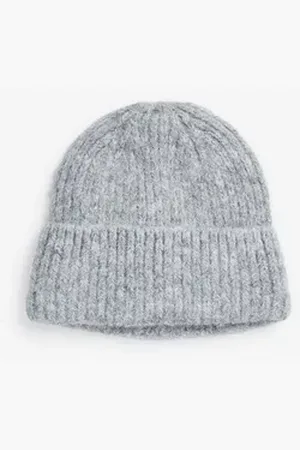 Next Beanie Strickmütze (1-St) grau