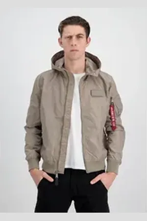 Alpha Industries Bomberjacke Men - Bomber Jackets MA-1 LW Hooded gelb L