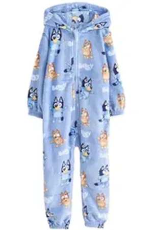 Next Fleeceoverall Lizenzierter Fleece-Einteiler Bluey (1-tlg) blau 92 (2 J.)