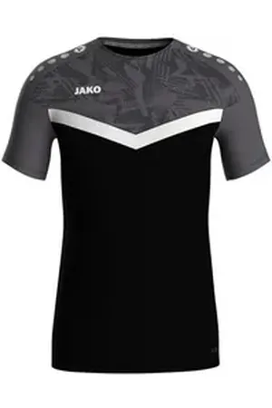 Jako T-Shirt Iconic T-Shirt Kids Kurzarm-Shirts Kinder Polyester schwarz 116