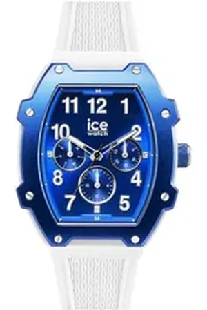 Ice-Watch Multifunktionsuhr ICE boliday - Men - Plastic - Medium - MT 023313, Armbanduhr, Quarzuhr, Herrenuhr, Silikonarmband, Datum weiß