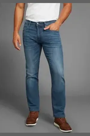 ARIZONA Stretch-Jeans gerade Beinform, niedrige Leibhöhe, mit Gürtelschlaufen blau 34