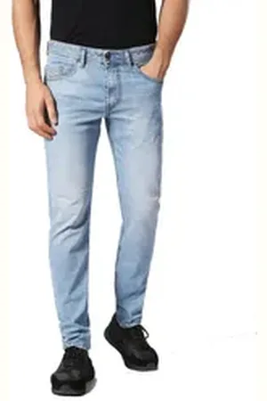 Diesel Skinny-fit-Jeans Thommer 084QN Herren Jeans Hose Regular Slim Skinny blau