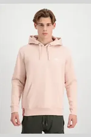 Alpha Industries Hoodie Men - Hoodies Basic Hoodie Small Logo rosa L