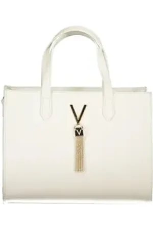 VALENTINO BAGS Umhängetasche, Elegante Damenhandtasche in Weiß mit Schulterriemen und Kontrastdetai