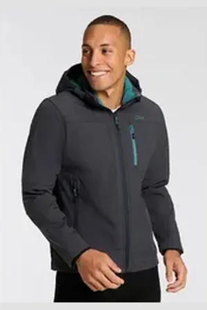 CMP Softshelljacke (1-St) Wasserabweisend & Winddicht & Atmungsaktiv grau 56