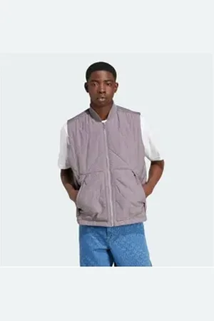 adidas Originals Funktionsweste PREMIUM ESSENTIALS NYLON QUILTED WESTE grau M