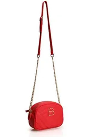 Lucky Bees Rucksack 100% POLYVINYL LEATHER, 15 cm x 7 cm B1558 rot