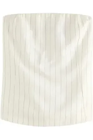 Next Bandeautop Gestreiftes Bandeau-Oberteil (1-tlg) weiß 92 (GB: 18 Tall)