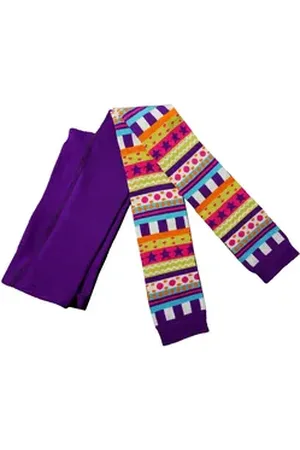 WERI SPEZIALS Strumpfhersteller GmbH Leggings Leggings für Mädchen in verschiedenen Design (1-tlg) lila 122-128