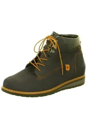 Waldläufer Waldläufer Freizeit Schnürer für Damen in blau blau Schnürschuh (1-tlg) blau 5,5