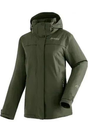 Maier Sports Funktionsjacke Lisbon Damen Jacke, warm wattierte Winterjacke, wind/wasserdicht, Regular Fit grün 36