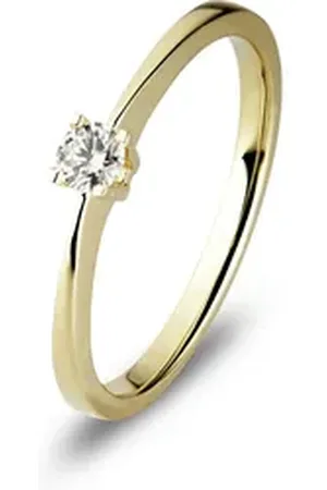 CHRIST Diamantring Damen-Damenring 585er Gelbgold 1 Diamant gelb|goldfarben 54