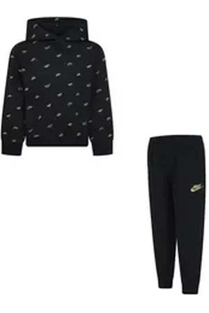 Nike Sportswear Sweatanzug schwarz 110 (5)
