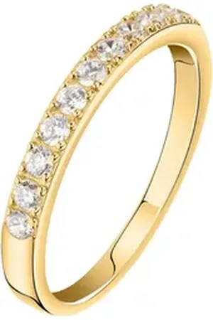 CHRIST Diamantring Damen-Damenring 585er Gelbgold 11 Diamant gelb|goldfarben 60