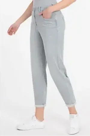 Recover pants 5-Pocket-Jeans Relaxed-Fit-Jeans neu mit authentischer Waschung silberfarben 38