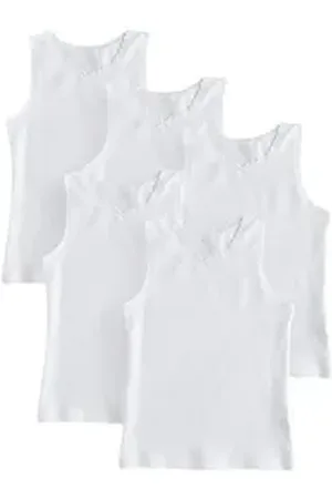 Next Trägertop Trägertops mit Spitze, 5er-Pack (5-tlg) weiß 158-164 (13-14 J.)