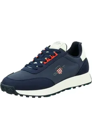 GANT Garold Sneaker, Schnürschuh, Freizeitschuh im Materialmix blau 43 EU