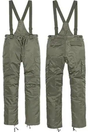 Brandit Brandit Outdoorhose Brandit US Thermohose MA1 gefüttert mit Hosenträger Wasserabweisend schwarz 4XL