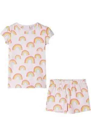 vidaXL Pyjama Kinderpyjama mit Kurzen Ärmeln Zartrosa 116 rosa 116 (5-6 J)