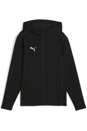 PUMA Sweatjacke Kinder Sweatjacke teamFINAL Casuals Hooded Jkt Jr 658529 schwarz 140