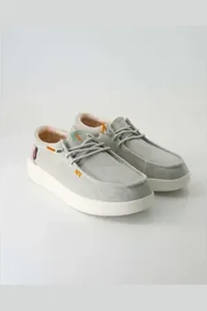 FUSION Lily washed Slipper grau 42 EU