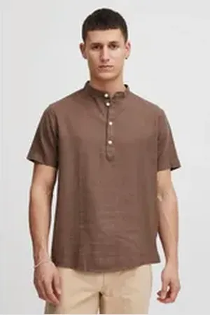11 Project Kurzarmhemd PROcho braun XXXL