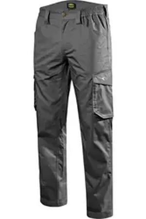 Diadora Utility Arbeitshose Pant Staff Light Cargo Cotton grau XS