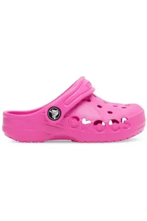 Crocs Pantoletten BAYA CLOG T 207012-6QQ_ Rosa Pantolette rosa 24-25 EU