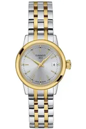 Tissot Chronograph Uhr Damenuhr T129.210.22.031.00 Bicolor 28mm
