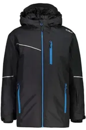 CMP Skijacke Jungen Skijacke Boy Long Jacket Fix Hood 39W1884 schwarz 98