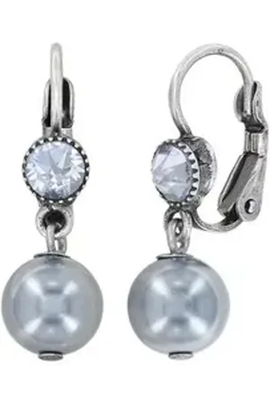 Konplott Perlenohrringe : pendelnde Ohrringe Daily Desire - pearl grau