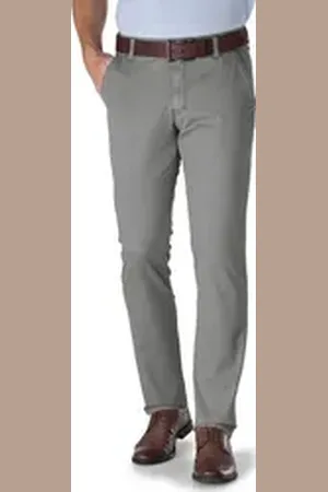 Club of Comfort Regular-fit-Jeans Coolmax High Stretch grau 27