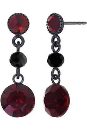 Konplott Paar Ohrstecker : pendelnde Ohrstecker Daily Desire - dark rot|schwarz