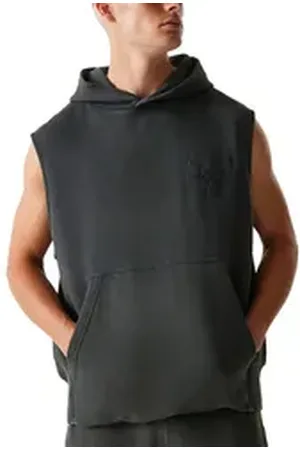 New Era Kapuzenpullover Sleeveless WASHED Chicago Bulls grau S