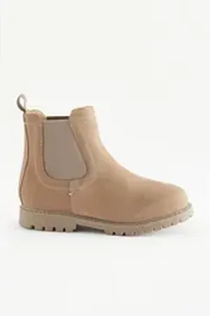 Next Chelsea Boots aus Leder mit ThinsulateTM-Futter Chelseaboots (1-tlg) beige 32 EU