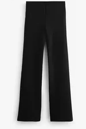 Next Jerseyhose Glättende Ponte-Hose mit weitem Bein (1-tlg) schwarz 29