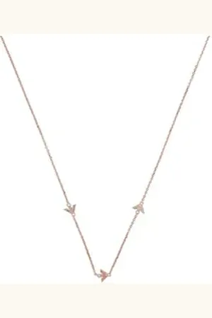 Emporio Armani Collier Damen-Kette 925er Silber goldfarben