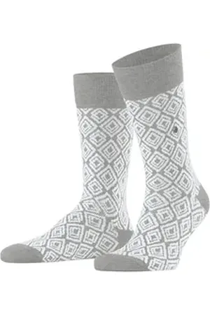 Burlington Socken Coastal Couture (1-Paar) mit Ikat-Muster grau