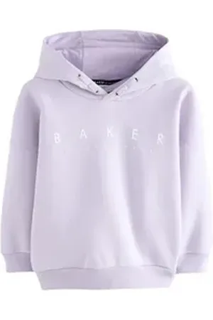Ted Baker Kapuzensweatshirt Oversized Hoodie, Rücken-Print (1-tlg) lila 110 (5 J)