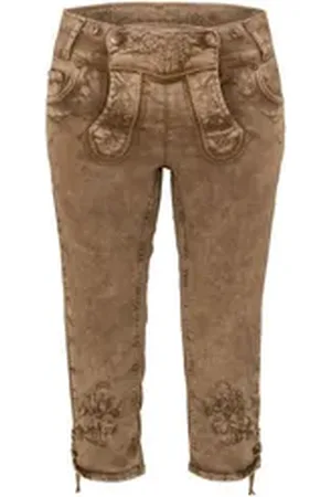 hangOwear Trachtenjeans Trachtenjeans Damen - OVIDA KB - schlamm 46