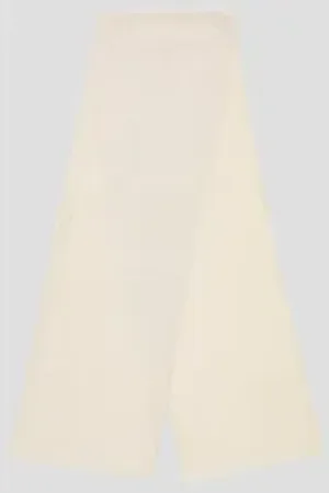 QS by s.Oliver Halstuch Leichter Schal mit Glitzergarn, Glitzergarn beige