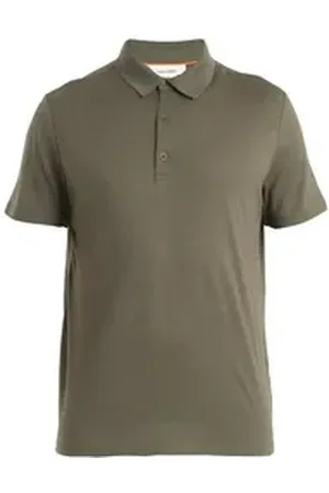 Icebreaker Poloshirt Herren Poloshirt MERINO 150 TECH LITE Regular Fit (1-tlg) grün XL