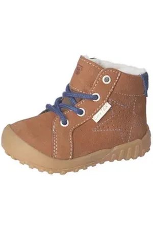 Ricosta Pepino Stiefelette Leder/Textil Schnürstiefelette braun 26 EU