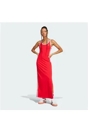 adidas Originals Maxikleid ADICOLOR 3-STREIFEN TANK MAXIKLEID schwarz S