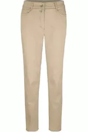 Bianca 5-Pocket-Jeans DENVER beige 46