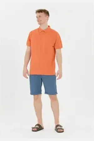 Cruz Langarm-Poloshirt Harrold im klassischen und vielseitigen Look rot S