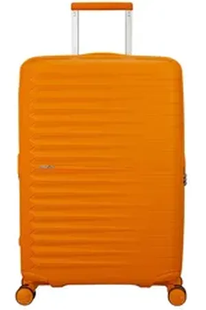 American Tourister ® Hartschalen-Trolley FASTFORWARD, verschiedene Größen und Farben, 4 Rollen, Hartschalen-Koffer personalisierbar TSA-Schloss Volumenerweiterung orange 46 cm x 68 cm x 26 cm
