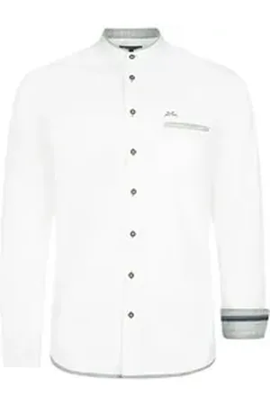 Mark Maddox Trachtenhemd Hemd-59-w-BW.Stretch grün|weiß XL